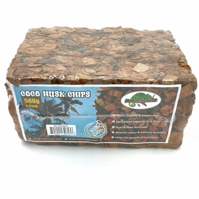 Reptiscape Coco Husk Chips 3 pack